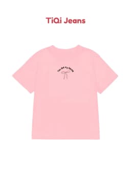 Thumbnail Áo thun baby tee nơ nhiều màu cổ tròn tay ngắn TiQi Jeans A67 1