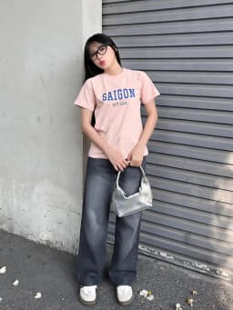 Thumbnail Áo thun baby tee Saigon vải cotton TiQi Jeans A65 2