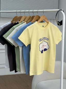 Thumbnail Áo thun babytee chất cotton 2 chiều TiQi Jeans in họa tiết Clouds AB-03 3