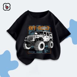 Thumbnail Áo thun bé trai BabyloveGO áo phông cộc tay cho bé chất thun cotton thoáng khí co giãn 4 chiều 4