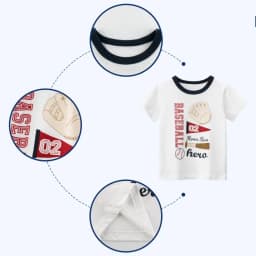Thumbnail Áo thun bé trai cộc tay mùa hè hàn quốc chất cotton cho trẻ em 2 đến 8 tuổi SKIDS 3