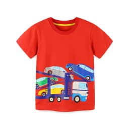 Thumbnail Áo thun bé trai cộc tay SKIDS áo phông cho bé ngắn tay cho trẻ em 2 đến 8 tuổi 2