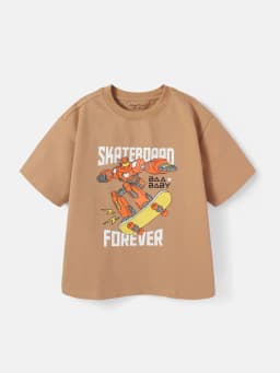 Thumbnail Áo Thun Bé Trai Cotton Form Rộng In Họa Tiết  Khủng Long (1-10 tuổi) - BAA BABY - AT30N 1