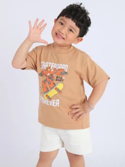 Thumbnail Áo Thun Bé Trai Cotton Form Rộng, Ngắn Tay, Thoáng Mát (1-10 Tuổi) – Baa Baby B-BC-AT30N 2