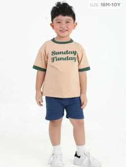 Thumbnail Áo Thun Bé Trai Cotton Thoáng Mát Mềm Mịn (1-10 Tuổi) BaaBaby AT30N 4