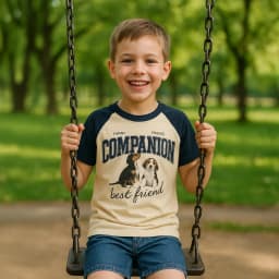 Thumbnail Áo thun bé trai ngắn tay 27Kids Tshirt cộc nam vải Cotton cho trẻ từ 2-10 tuổi BSTS2 2