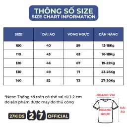 Thumbnail Áo thun bé trai ngắn tay 27Kids áo cộc nam vải Cotton cho trẻ từ 2-10 tuổi BSTS8 3
