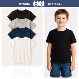 Thumbnail Áo thun bé trai ngắn tay 27Kids cho trẻ từ 2-10 tuổi BSTS17 1