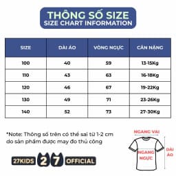 Thumbnail Áo thun bé trai ngắn tay 27Kids cho trẻ từ 2-10 tuổi BSTS17 3