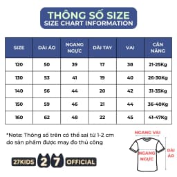 Thumbnail Áo thun bé trai size đại phong cách ngắn tay 27Kids AKL vải cotton 180g cho trẻ từ 4-14  tuổi BSTS1 3