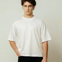 Thumbnail Áo Thun Boxy nam nữ PEALO SS25 Chất Cotton đã xử bề mặt và co rút 260gms 2