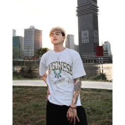Thumbnail Áo Thun Boxy SAIGONESE Chất Cotton Hình In Coconut Summer Form Rộng Unisex Nam Nữ 2
