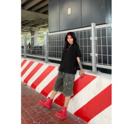 Thumbnail Áo Thun Boxy SAIGONESE Cổ Tròn Hình Thêu 3D Snake Lucky Unisex Form Rộng Nam Nữ 4 Màu 4