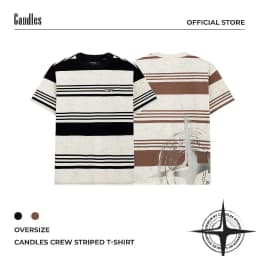 Thumbnail Áo Thun Candles Crew Striped Oversize Tee Unisex 1