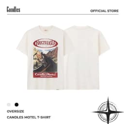 Thumbnail Áo Thun Candles Motel Oversize Tee Unisex 1