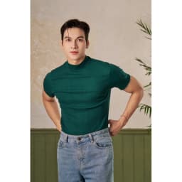 Thumbnail Áo Thun Cổ Lọ Nam Tay Ngắn Form Body Thun Gân Cao Cấp Thương Hiệu Mr Twins 2