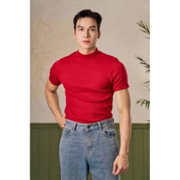 Thumbnail Áo Thun Cổ Lọ Nam Tay Ngắn Form Body Thun Gân Cao Cấp Thương Hiệu Mr Twins 3