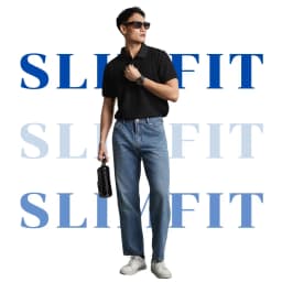 Thumbnail Áo Thun Cổ Polo AKUBA Form Slimfit Chất Vải Cotton Mềm Mịn Thoáng Khí Thoáng Mát | 01HE1055 4