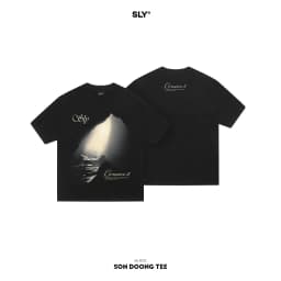 Thumbnail Áo thun cổ tròn SLY Son Doong màu đen 1