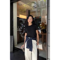 Thumbnail Áo thun cộc tay MONO TALK dáng regular, chất thun lạnh cotton co giãn 4 chiều T60001FT 3