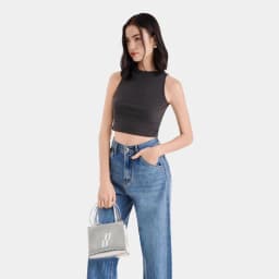 Thumbnail Áo thun croptop nữ MARC FASHION 3 lỗ cổ thuyền FALH061722 4