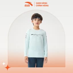 Thumbnail Áo thun dài tay bé trai Running Anta Kids W352335433 1