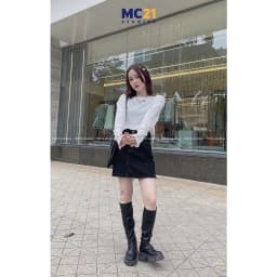 Thumbnail Áo thun dài tay xuyên thấu MC21.STUDIOS tee form rộng bigsize pull phong cách Ulzzang Streetwear Hàn Quốc A3215 4