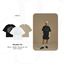 Thumbnail Áo Thun Drop-Shoulder Tee Form Boxy 100% Cotton Oh Wonder Studio - OWST Rugby Team 1