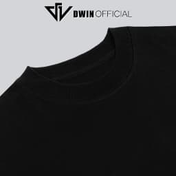 Thumbnail Áo thun Dwin official thời trang basic tee phông trơn nam nữ tay lỡ oversize form rộng 2