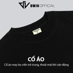 Thumbnail Áo thun Dwin Serenity local brand basic tee phông trơn unisex cotton form rộng 1