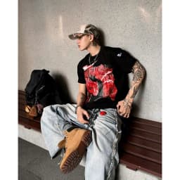 Thumbnail Áo thun FIDE phông unisex form rộng local brand nam nữ cổ tròn oversize - AT157 3