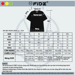 Thumbnail Áo thun FIDE phông unisex form rộng local brand nam nữ cổ tròn oversize - AT115 4