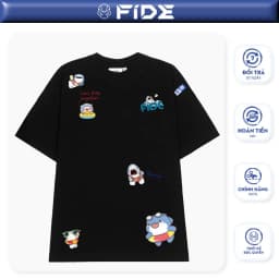Thumbnail Áo thun FIDE SHARK BABYB unisex form rộng cổ tròn SHARK - AT29 1