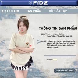 Thumbnail Áo thun FIDE Việt Nam phông unisex form rộng local brand nam nữ cổ tròn oversize - AT168 2