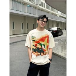 Thumbnail Áo thun FIDE Việt Nam phông unisex form rộng local brand nam nữ cổ tròn oversize - AT166 3