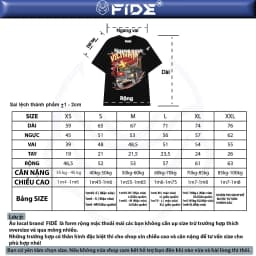 Thumbnail Áo thun FIDE Việt Nam phông unisex form rộng local brand nam nữ cổ tròn oversize - AT167 3