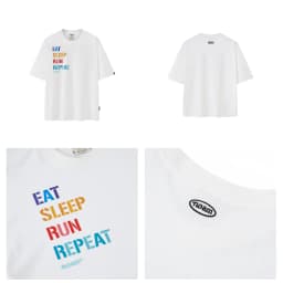 Thumbnail Áo thun Form rộng NOAM ESRR Unisex 100% Cotton - Màu đen/trắng 3