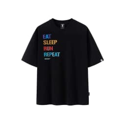 Thumbnail Áo thun Form rộng NOAM ESRR Unisex 100% Cotton - Màu đen/trắng 4