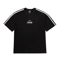 Thumbnail Áo thun Form rộng NOAM Triple Stripes Unisex 100% Cotton - Màu đen/trắng/xanh 3