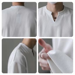 Thumbnail Áo thun gân nam ngắn tay unisex cổ V kiểu dáng trẻ trung năng động ELNIDO ED-02 2