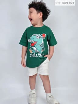 Thumbnail Áo thun đi học bé trai, áo thun ngắn tay, áo phông cộc tay cotton từ 1-10 tuổi Baa Baby - B-BC-AT30N 2