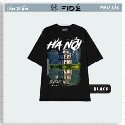 Thumbnail Áo thun địa danh phông unisex nam nữ form rộng ulzzang HÀ NỘI 02 3