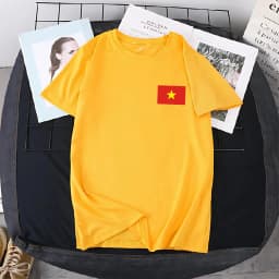 Thumbnail Áo thun in hình cờ Việt Nam cho nữ và trẻ em - Áo phông cờ đỏ sao vàng - LOZA G0240 2