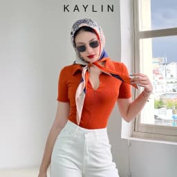 Thumbnail Áo thun KAYLIN chất vải gân Freesize ôm body kiểu tay lỡ phong cách N1651 2