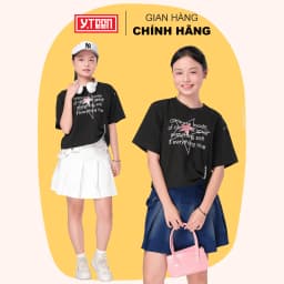 Thumbnail Áo Thun Kiểu Ngắn Tay 3 Màu Cho Bé Gái Từ 37-62 KG Từ 10-16 Tuổi  Vải Cotton Mềm Mát EAX016-4 4