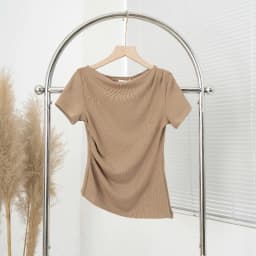 Thumbnail Áo thun lệch vai Evalover – nhún eo tinh tế, form ôm thanh lịch cho nàng công sở 3