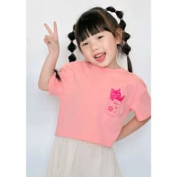 Thumbnail Áo thun lửng form rộng bé gái BAA BABY, áo croptop in họa tiết unicorn cho bé từ 1 tuổi - 10 tuổi -AT33N 4