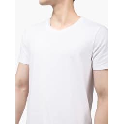 Thumbnail Áo thun nam ARISTINO kiểu dáng basic chất liệu 100% cotton mềm mại, thân thiện với da - AC22 1