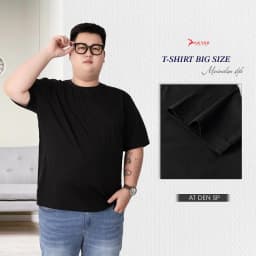 Thumbnail Áo Thun Nam Bigsize 80-140kg AKYOO Cao Cấp, Chất Liệu Cotton Co Giãn, Thoáng Mát- AT DEN SP-AT THAN SP-AT CHIM-THAN 2