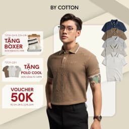 Thumbnail Áo Thun Nam Cao Cấp Polo Basic Chất Liệu Cool Piqué 5 Màu Form Slimfit Tôn Dáng By Cotton 1